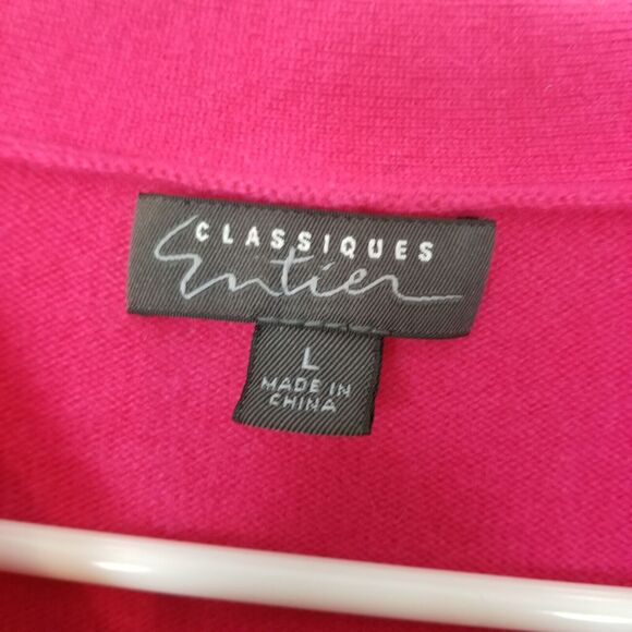 Classiques Entier Womens Cashmere Sweater Luxury Valentines Soft Girl Barbie L - Picture 6 of 8